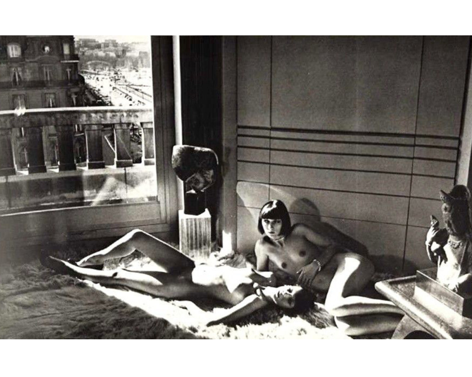 Helmut Newton, Mannequins, Quai D'Orsay II, 1987, Photolithograph, 40x26 cm